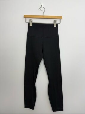Lululemon Align High-Rise Pant 25" Diamond Black Size 4